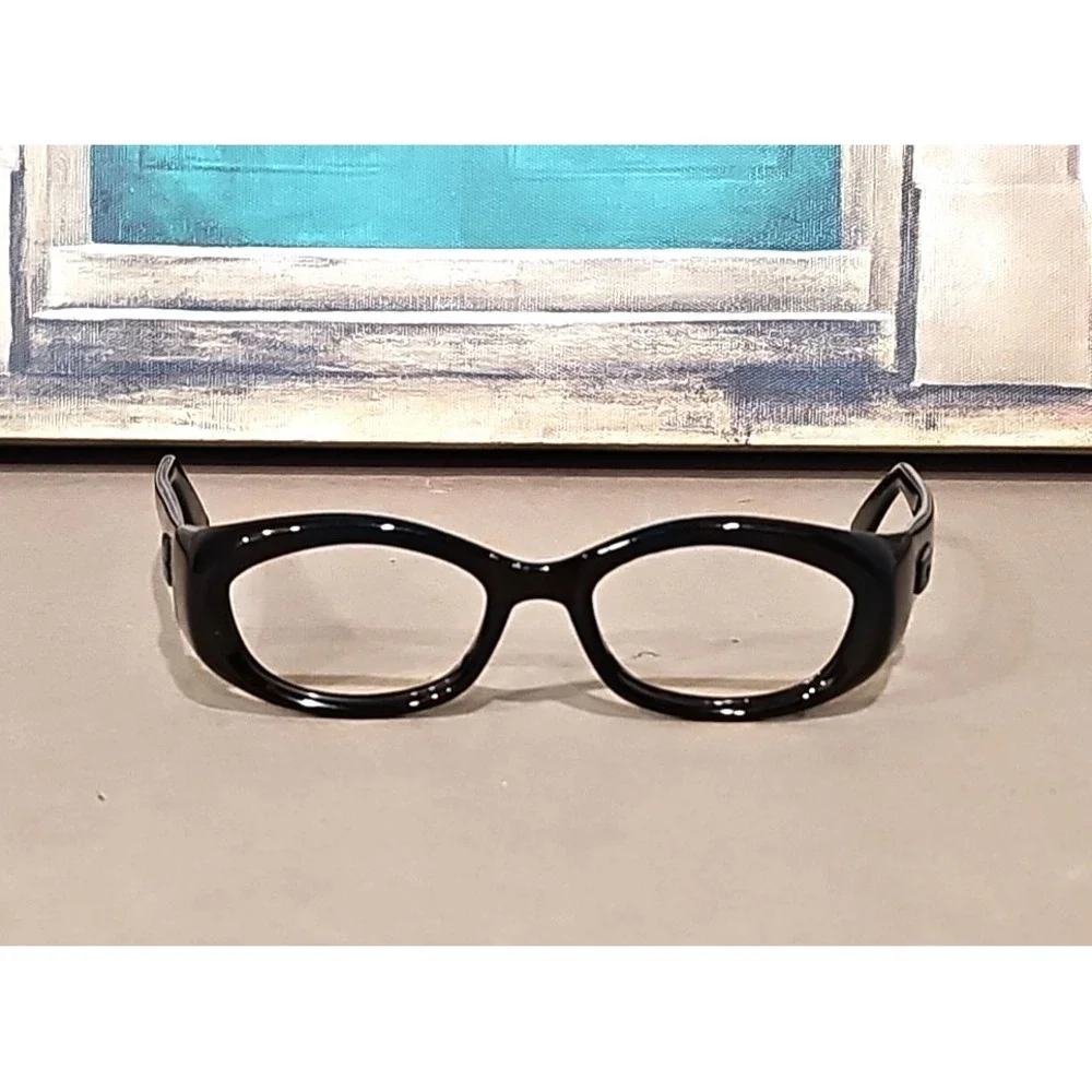 Gucci GG 2432/S 1UF Oval Wrap Black Sunglasses Frame Only 50-19-125